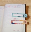 MARCADOR LIVRO CLIP 2 LADOS PERSONALIZVEL
