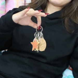 PORTA CHAVES CORTI�A PEQUENO 2 LADOS PERSONALIZ�VEL