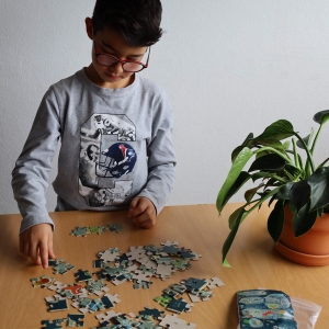 PUZZLE CARTAO A3  112 PECAS QUADRICROMIA
