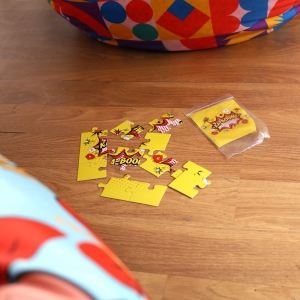 PUZZLE CARTAO A5  12 PECAS QUADRICROMIA