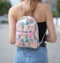 MOCHILA PEQUENA EM NAPA. COM FORRO TNT EMP TOTAL