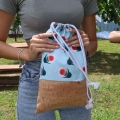 SACO EM POLISTER E CORTIA PERSONALIZVEL