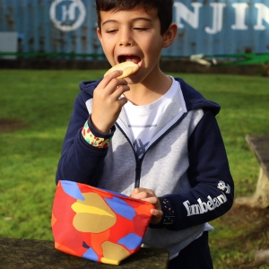 MINI LANCHEIRA T�RMICA, POLIESTER, IMP TOTAL QUADRICROMIA